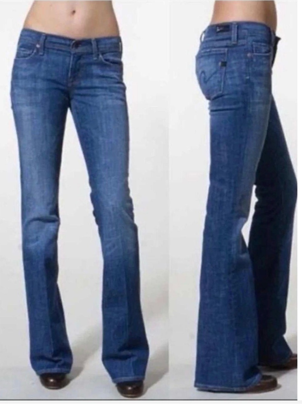 Y2K Citizens Of Humanity Ingrid 002 Low Waist Flare
Jeans Stretch Denim Size 28